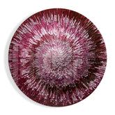 Ruby Helix Glass Wall Art.